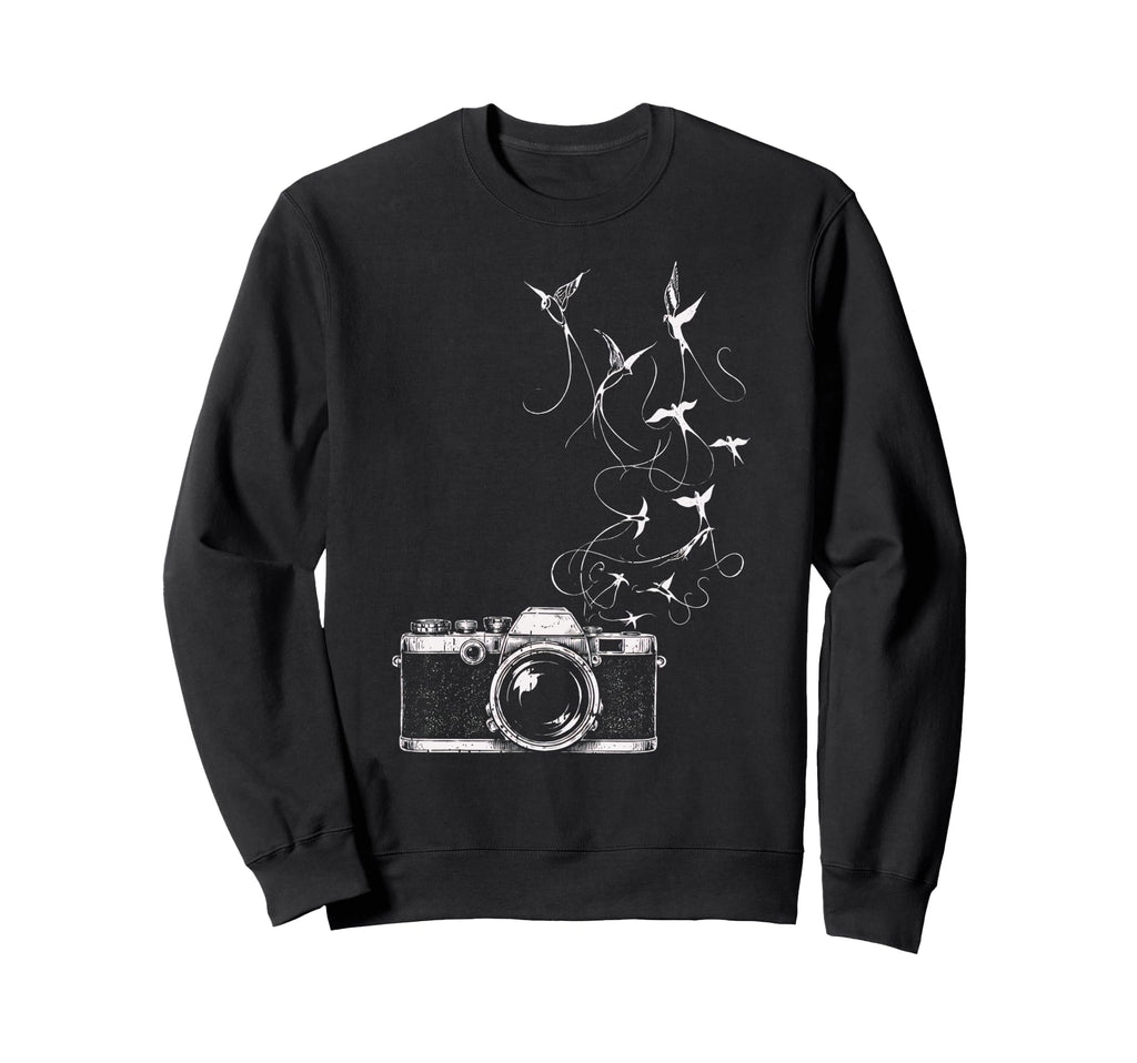 Photographer Camera Photography Sweatshirt - Minimalist Print for Adults - T-Shirt, Sweatshirt, Hoodie