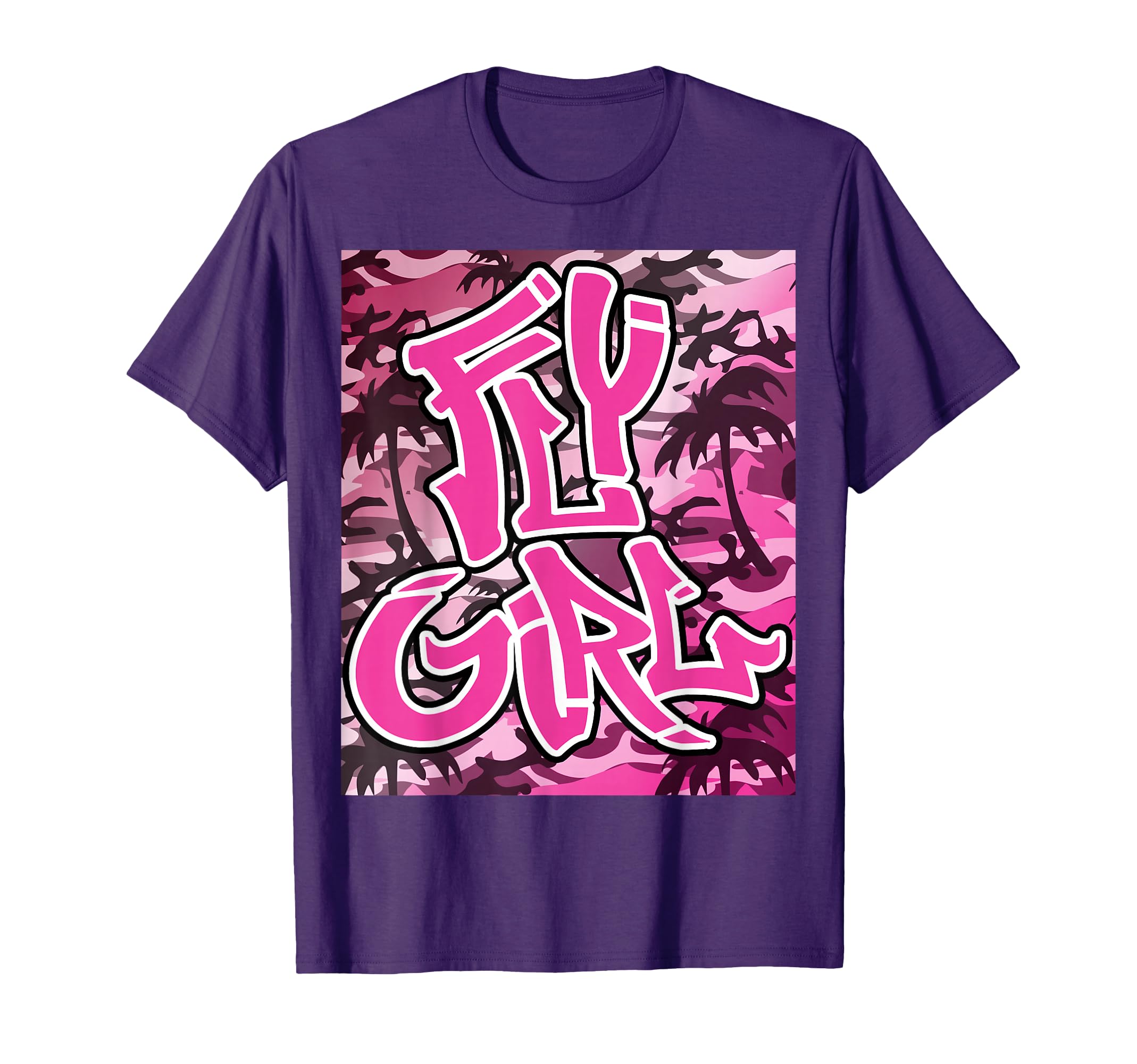 Fly 80S 90S Old School Camo B Hip Hop T-Shirt - Graphic Print Men Women - T-Shirt, Sweatshirt, Hoodie