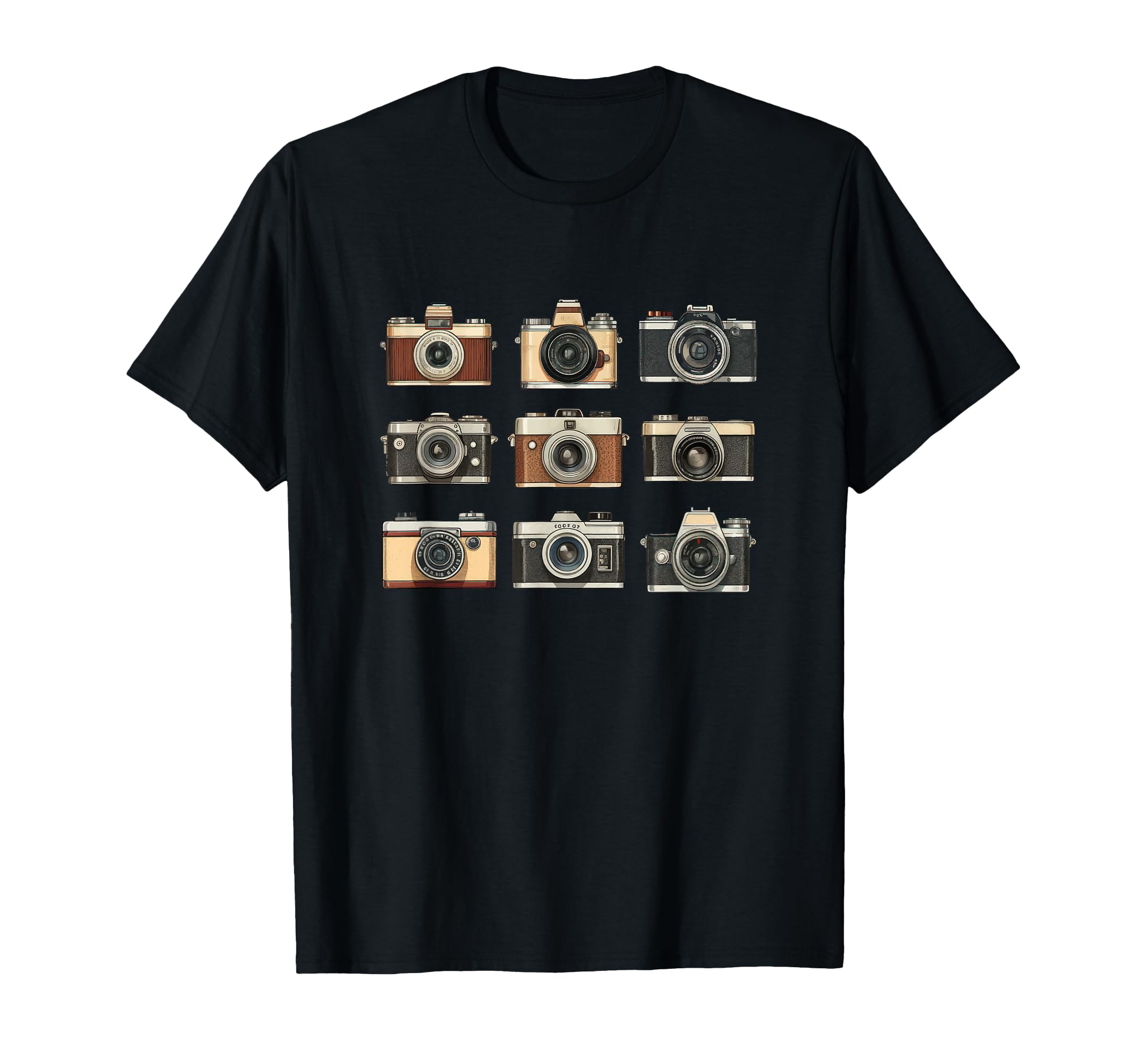 Camera Photography T-Shirt - Graphic Print Unisex - T-Shirt, Sweatshirt, Hoodie