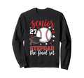Baseball Senior 2027 Stepdad Final Sweatshirt - Aesthetic Graphic Unisex - T-Shirt, Sweatshirt, Hoodie