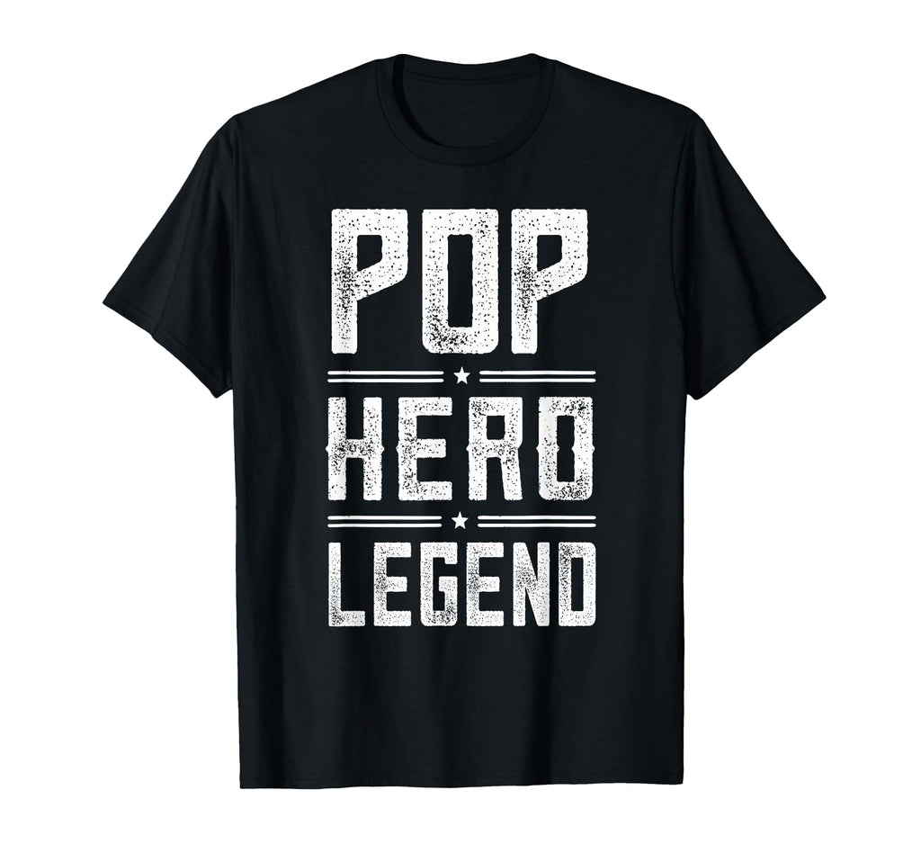 Pop Hero Legend Distressed Pop T-Shirt - Graphic Print for Adults - T-Shirt, Sweatshirt, Hoodie