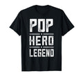 Pop Hero Legend Distressed Pop T-Shirt - Graphic Print for Adults - T-Shirt, Sweatshirt, Hoodie