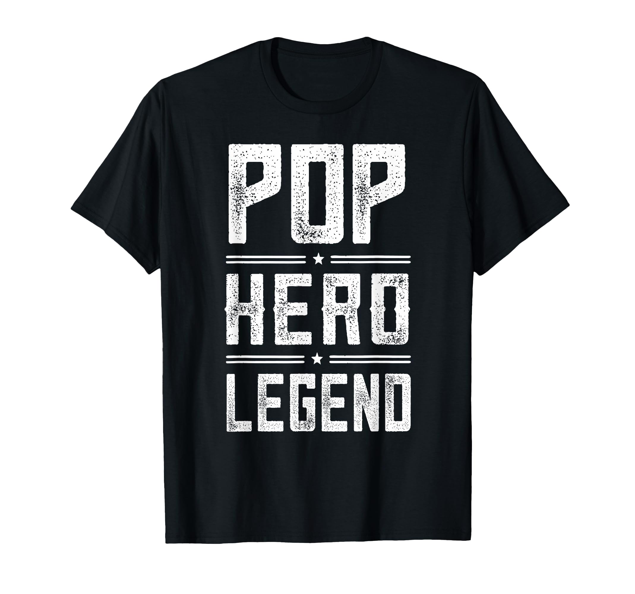 Pop Hero Legend Distressed Pop T-Shirt - Graphic Print for Adults - T-Shirt, Sweatshirt, Hoodie