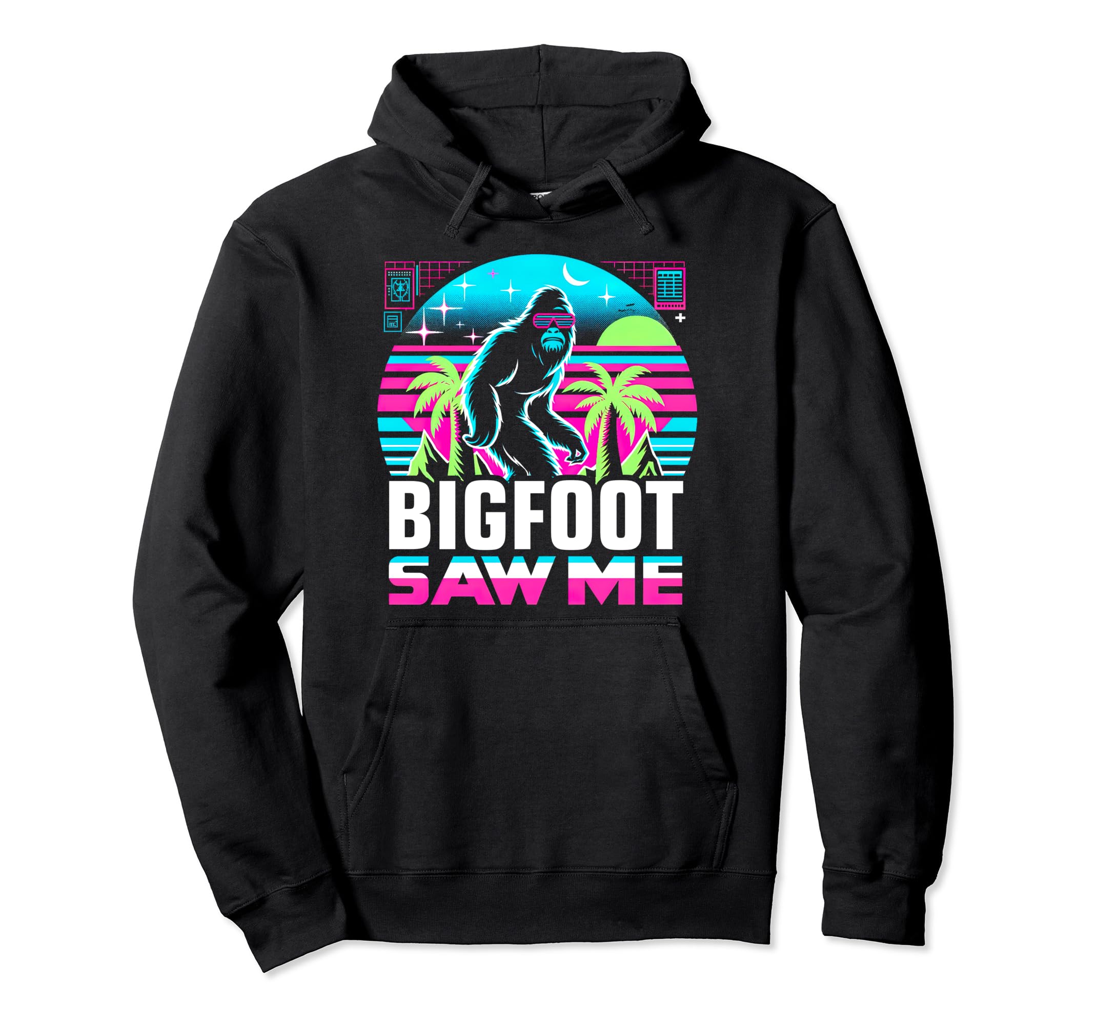 Bigfoot Saw Me But Nobody Believes Hoodie - Custom Art Print for Adults - T-Shirt, Sweatshirt, Hoodie