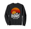 Bend Oregon Mountain Sunset Sweatshirt - Minimalist Print Men Women - T-Shirt, Sweatshirt, Hoodie