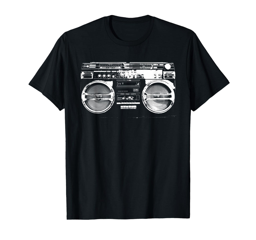 Ghetto Blaster Boom Box 80S 90S Hip Hip T-Shirt - Graphic Print for Adults - T-Shirt, Sweatshirt, Hoodie