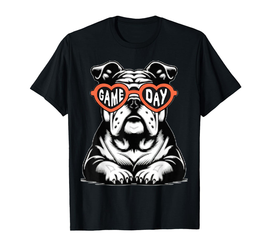 Bulldog Mascot Sports Fan Football T-Shirt - Novelty Apparel Unisex - T-Shirt, Sweatshirt, Hoodie