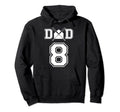 Number 8 Players Biggest Fan Hoodie - Casual Everyday Wear for Adults - T-Shirt, Sweatshirt, Hoodie