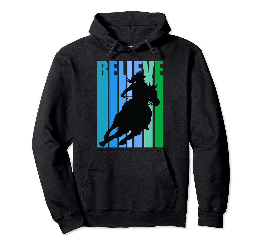 Cowgirls Birthday Distressed Horse Fans Hoodie - Aesthetic Graphic Unisex - T-Shirt, Sweatshirt, Hoodie