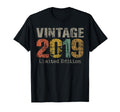 2019 Text 7Th Birthday Gift 7 Year Old T-Shirt - Aesthetic Graphic Unisex - T-Shirt, Sweatshirt, Hoodie