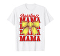 Softball Mama Mom Coquette Bow Game Day T-Shirt - Streetwear Style Unisex - T-Shirt, Sweatshirt, Hoodie