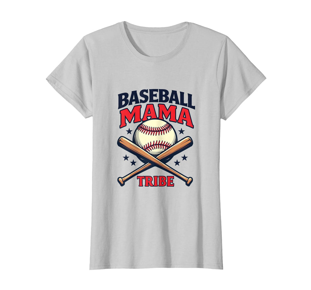 Baseball Mama Tribe Proud Sports Mom T-Shirt - Novelty Apparel for Adults - T-Shirt, Sweatshirt, Hoodie