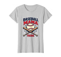 Baseball Mama Tribe Proud Sports Mom T-Shirt - Novelty Apparel for Adults - T-Shirt, Sweatshirt, Hoodie