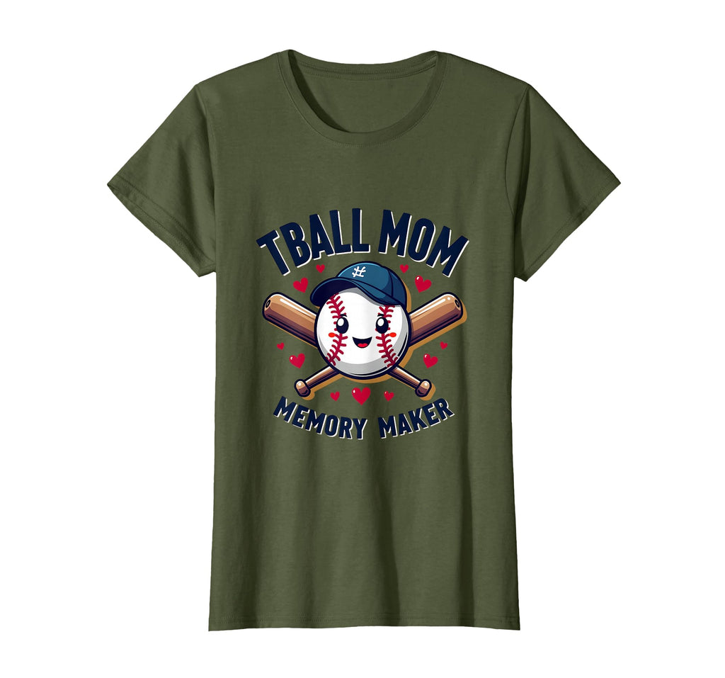 Tball Mom Memory Maker Baseball T-Shirt - Streetwear Style for Adults - T-Shirt, Sweatshirt, Hoodie