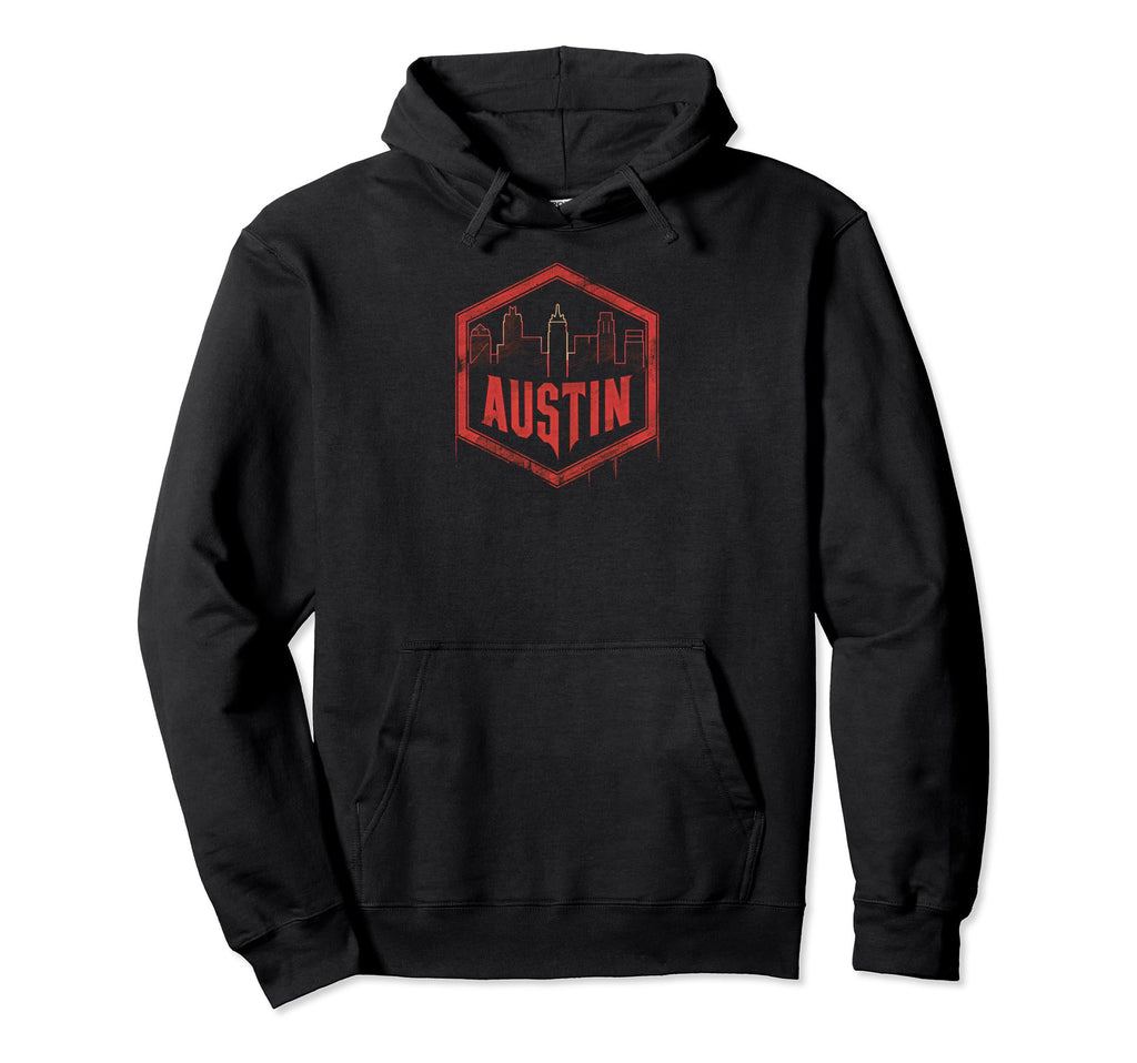 Austin Grit 90S Grunge Urbandecay Mens Hoodie - Trendy Graphic for Adults - T-Shirt, Sweatshirt, Hoodie