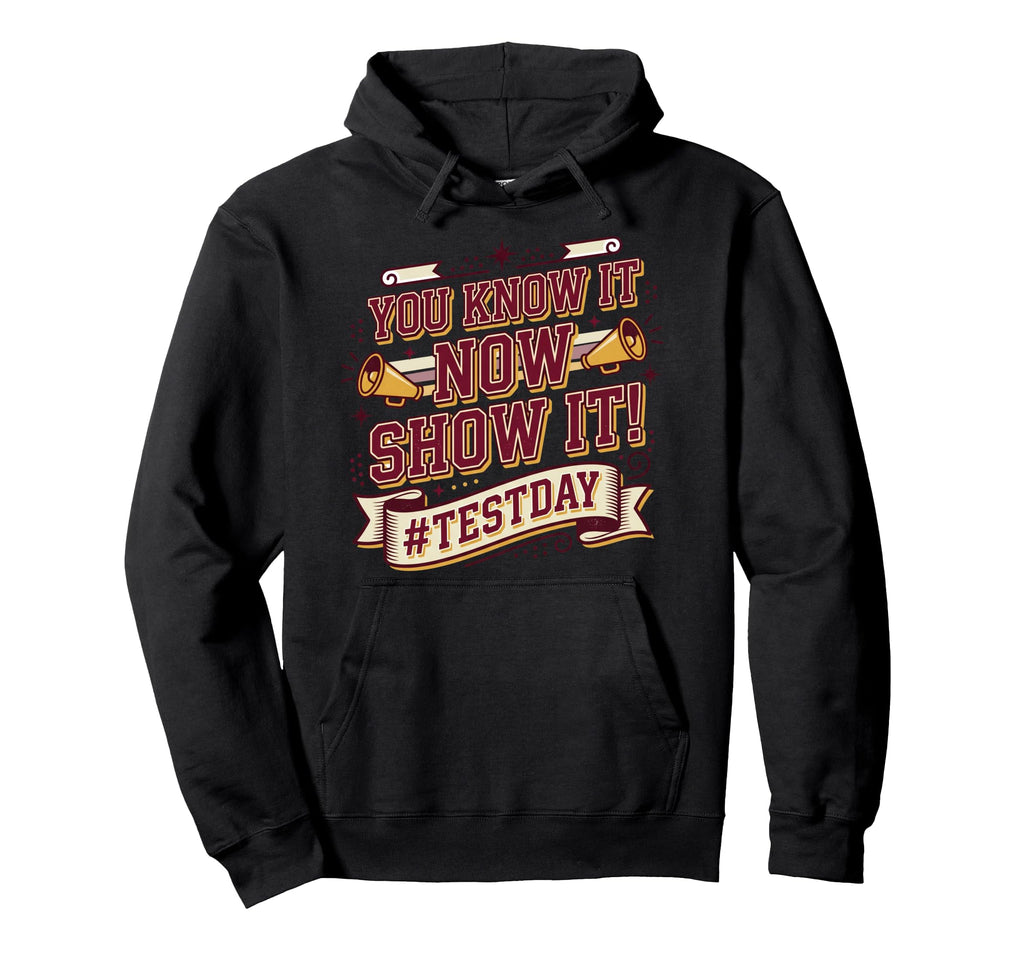 Rock Test Test Day State Testing Teacher Hoodie - Minimalist Print Unisex - T-Shirt, Sweatshirt, Hoodie