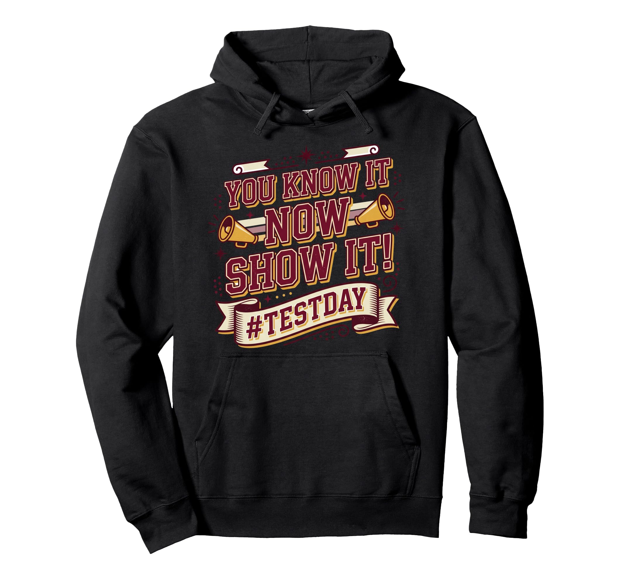Rock Test Test Day State Testing Teacher Hoodie - Minimalist Print Unisex - T-Shirt, Sweatshirt, Hoodie