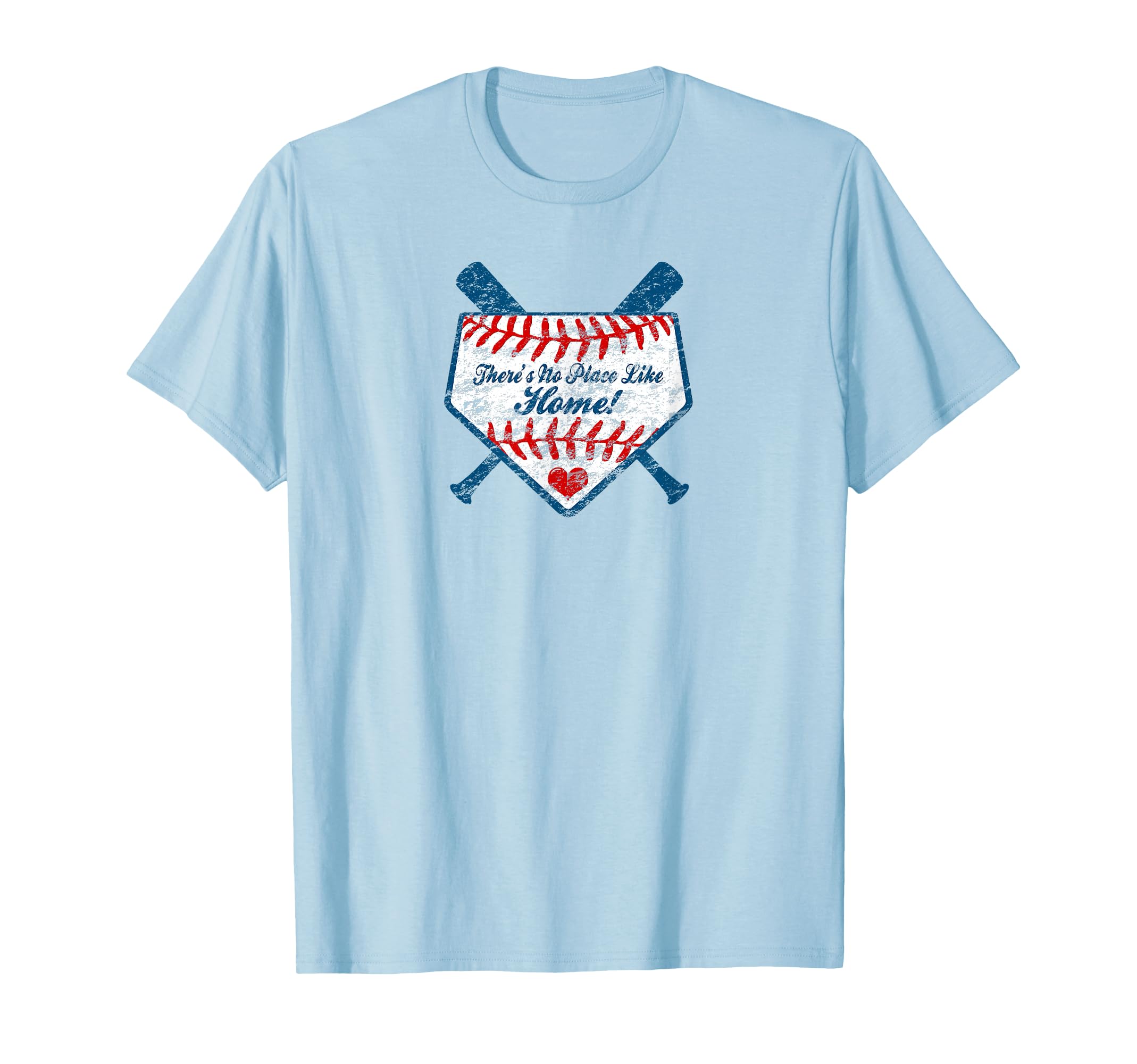 No Place Like Home Plate Love Baseball Mom T-Shirt - Novelty Apparel Unisex - T-Shirt, Sweatshirt, Hoodie