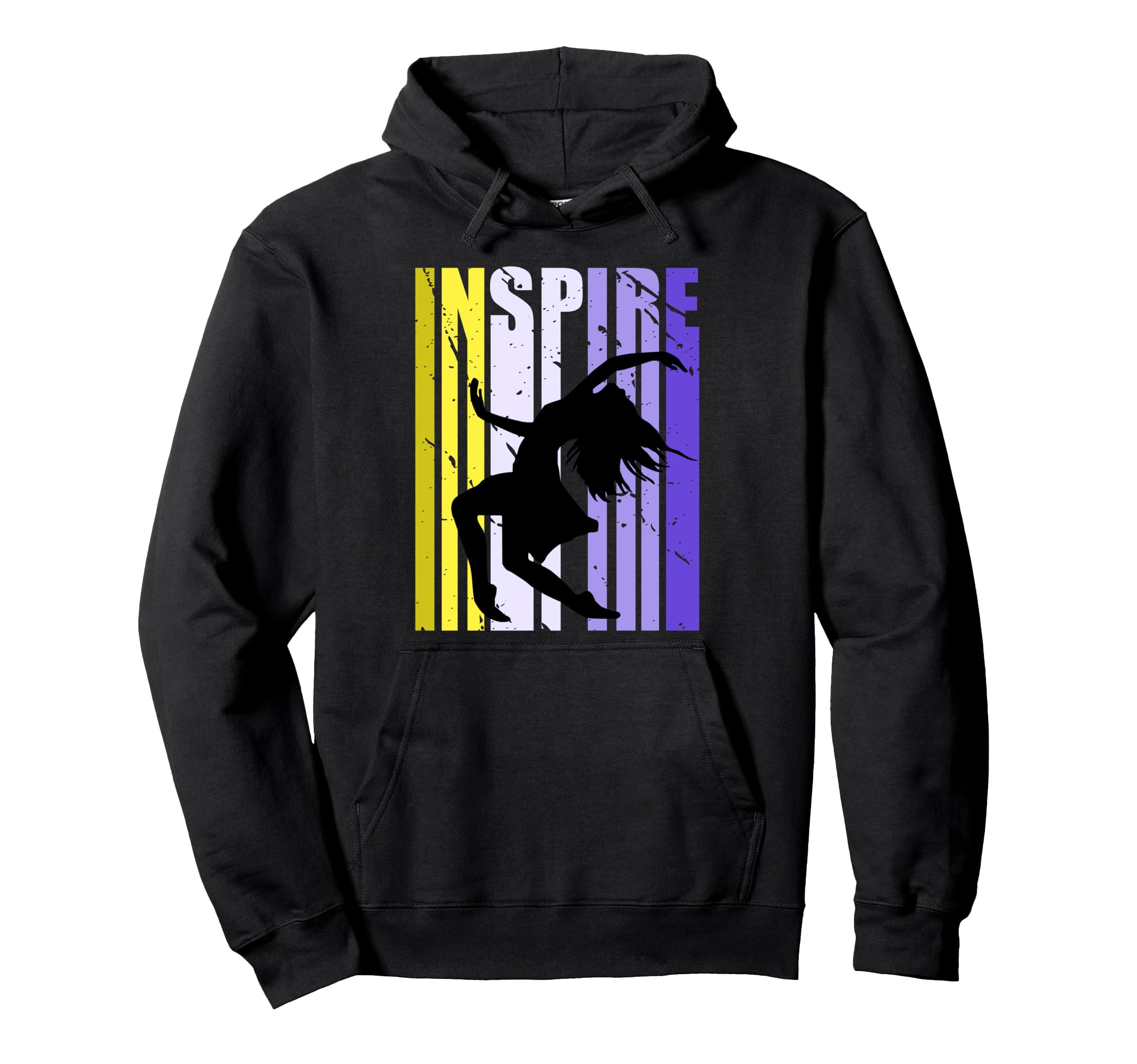 Inspirational Dance Birthday Distressed Hoodie - Unique Graphic Men Women - T-Shirt, Sweatshirt, Hoodie