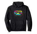 90S Cassette Tape Enthusiast Hoodie - Novelty Apparel for Adults - T-Shirt, Sweatshirt, Hoodie