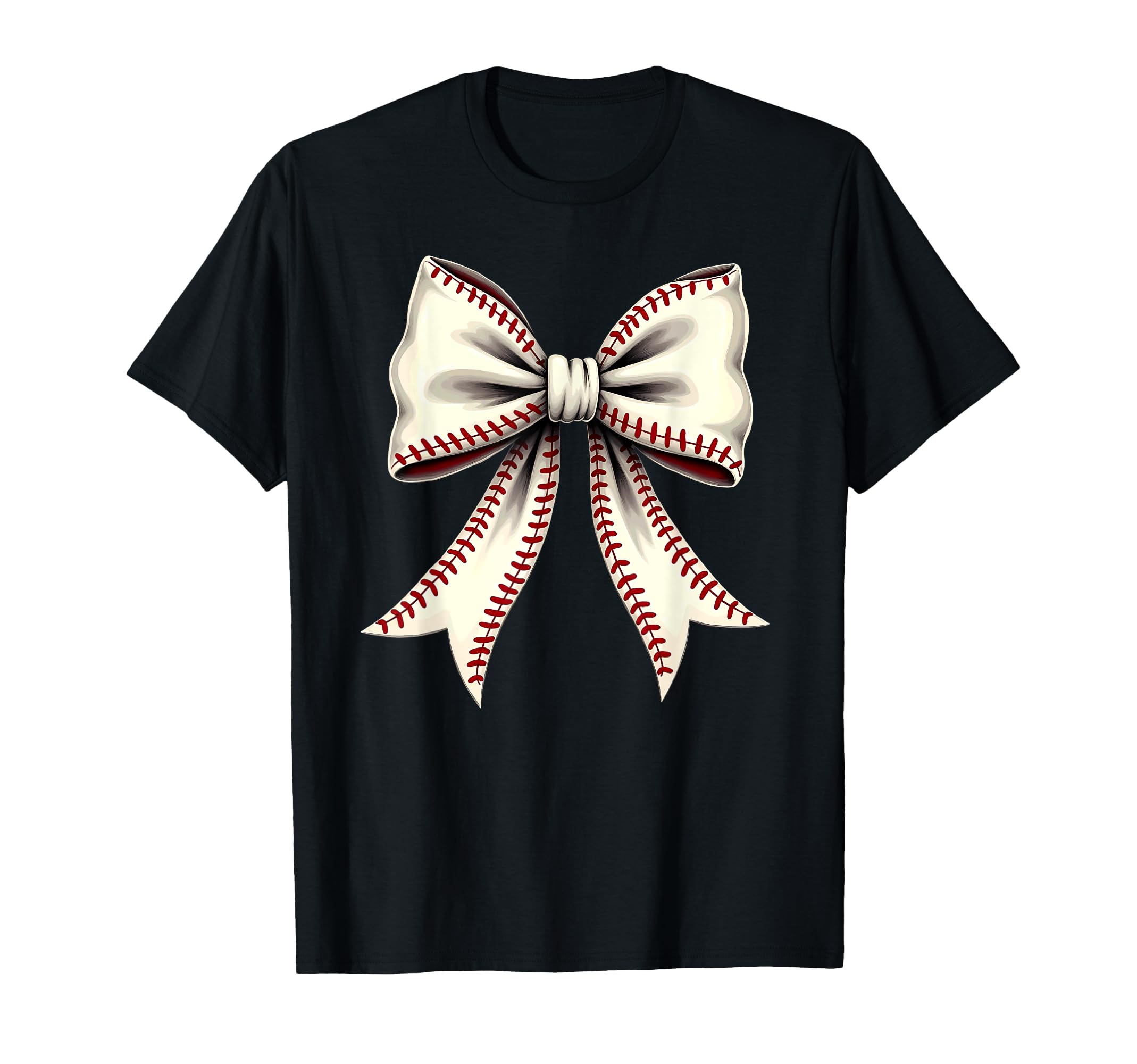 Baseball Coquette Bow Mommy T-Shirt - Casual Everyday Wear Unisex - T-Shirt, Sweatshirt, Hoodie