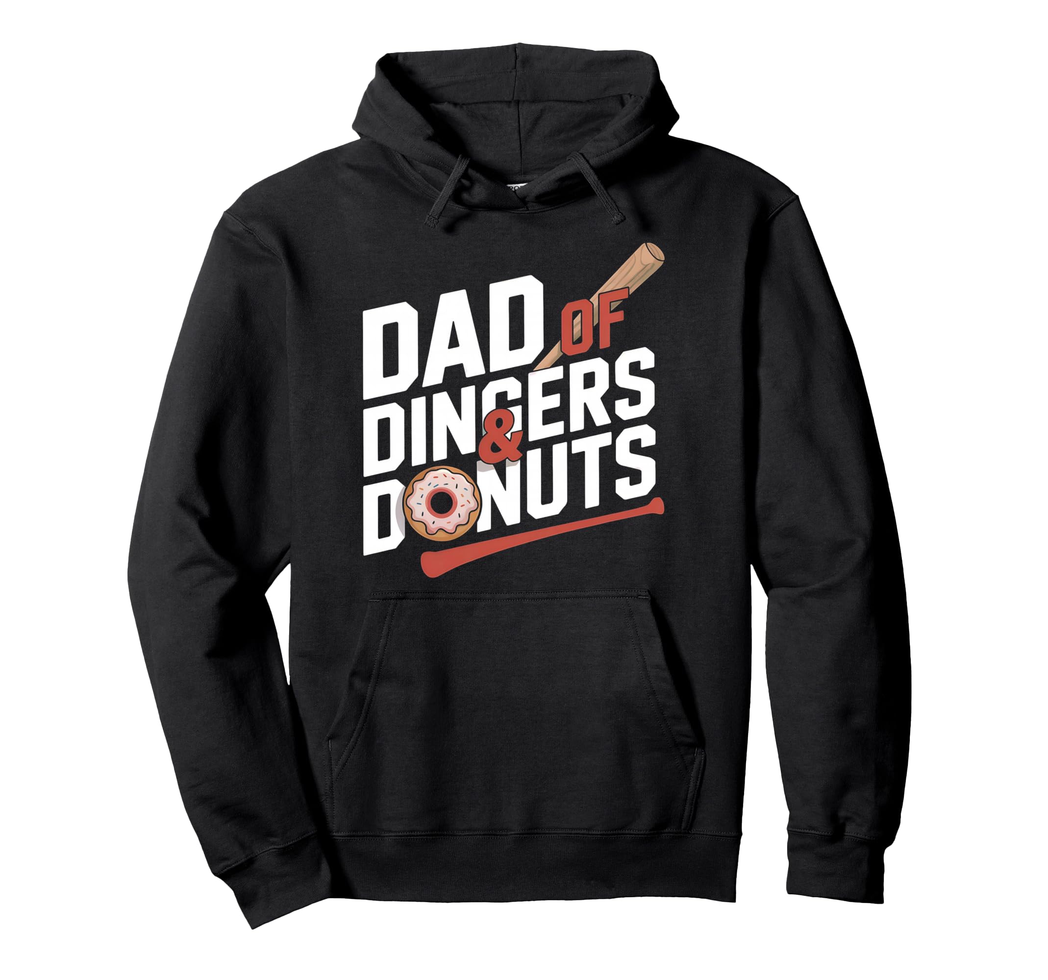 Baseball Mom And Player Dad Donuts And Hoodie - Minimalist Print Unisex - T-Shirt, Sweatshirt, Hoodie