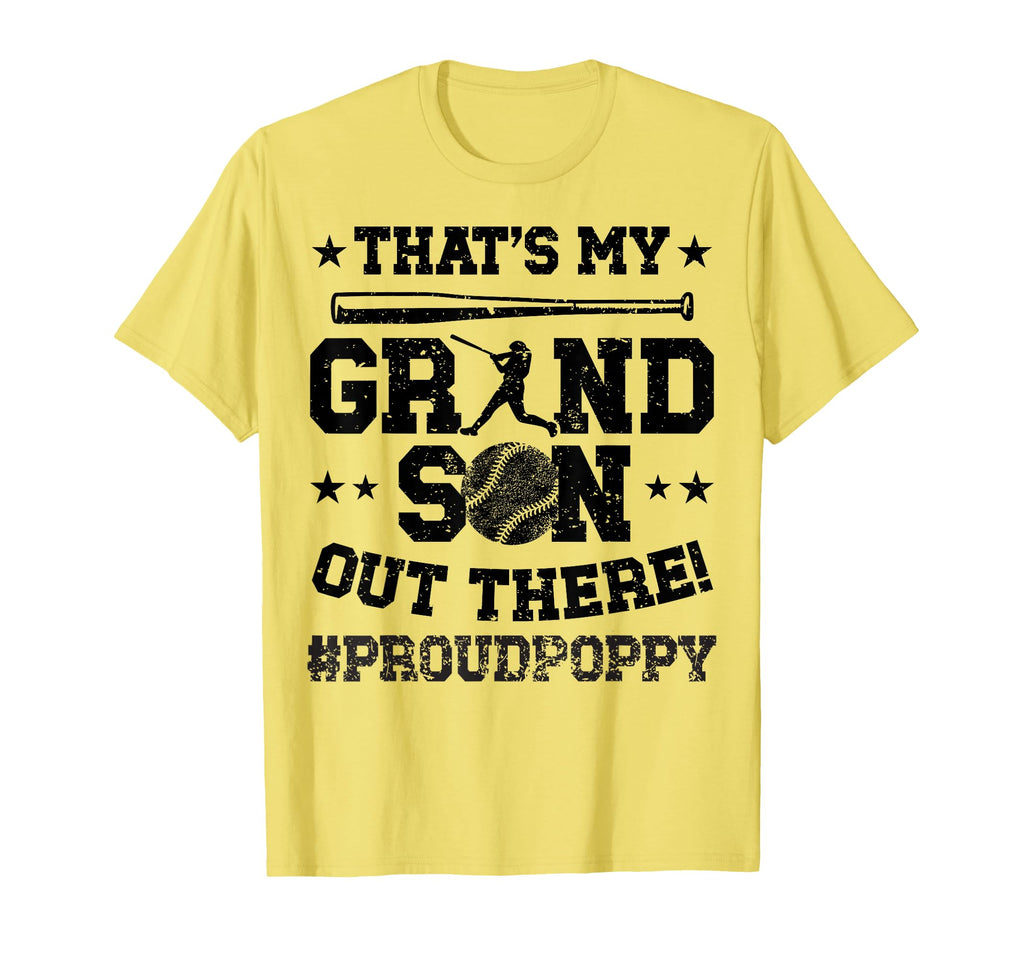 Thats My Grandson Baseball Poppy T-Shirt - Aesthetic Graphic Unisex - T-Shirt, Sweatshirt, Hoodie