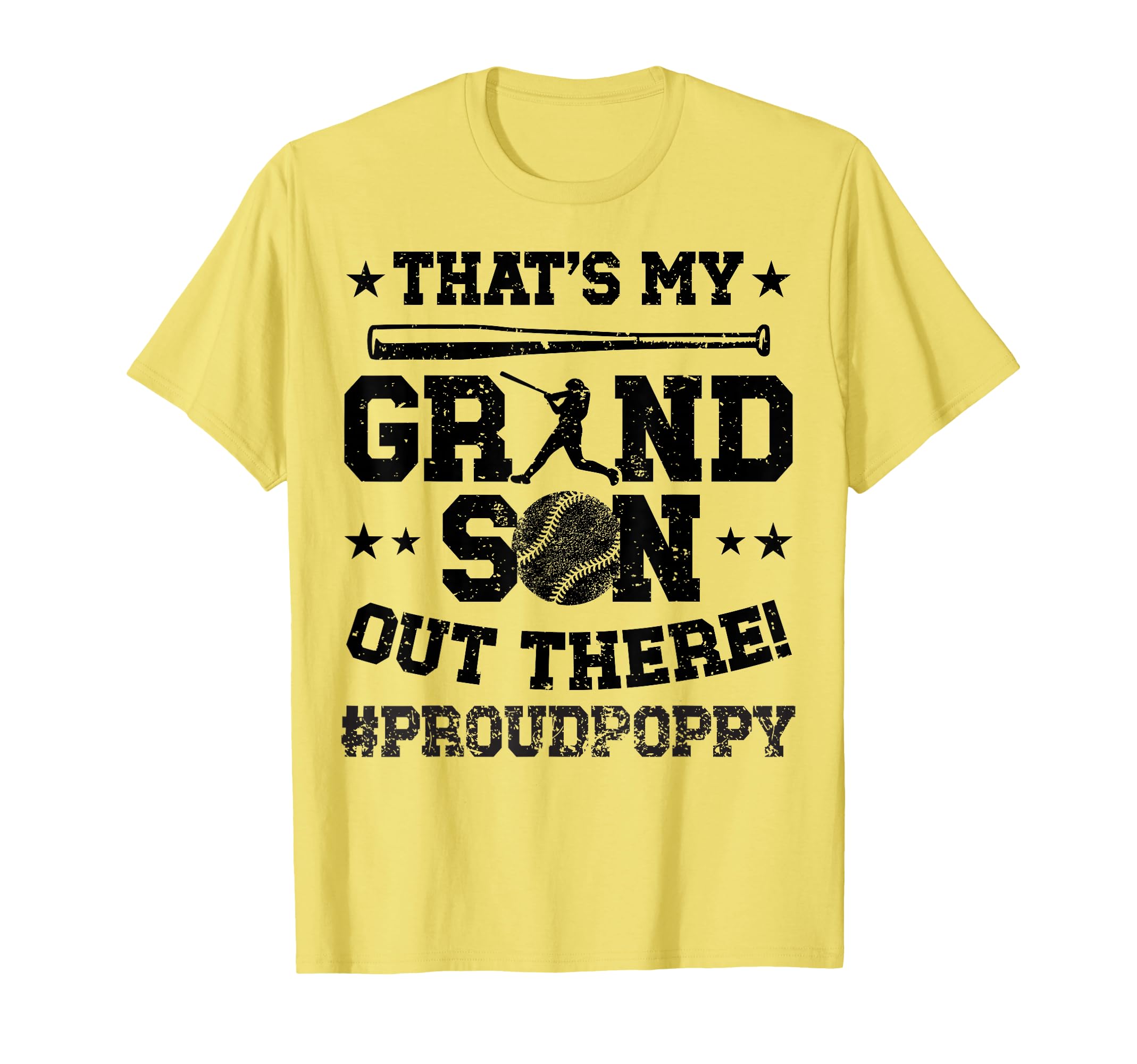 Thats My Grandson Baseball Poppy T-Shirt - Aesthetic Graphic Unisex - T-Shirt, Sweatshirt, Hoodie