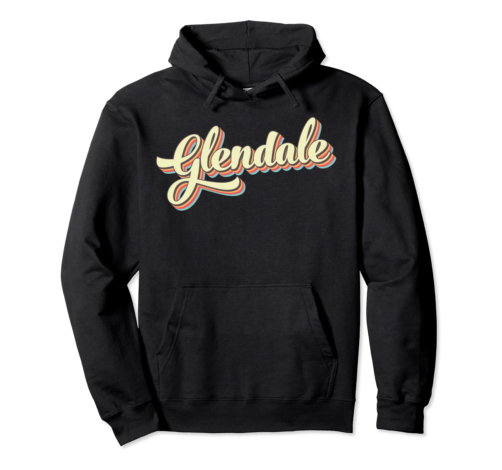 Glendale Art Baseball Font Hoodie - Custom Art Print Unisex - T-Shirt, Sweatshirt, Hoodie