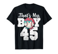 Thats My Baseball 45 Number Mom Dad 45 T-Shirt - Novelty Apparel for Adults - T-Shirt, Sweatshirt, Hoodie