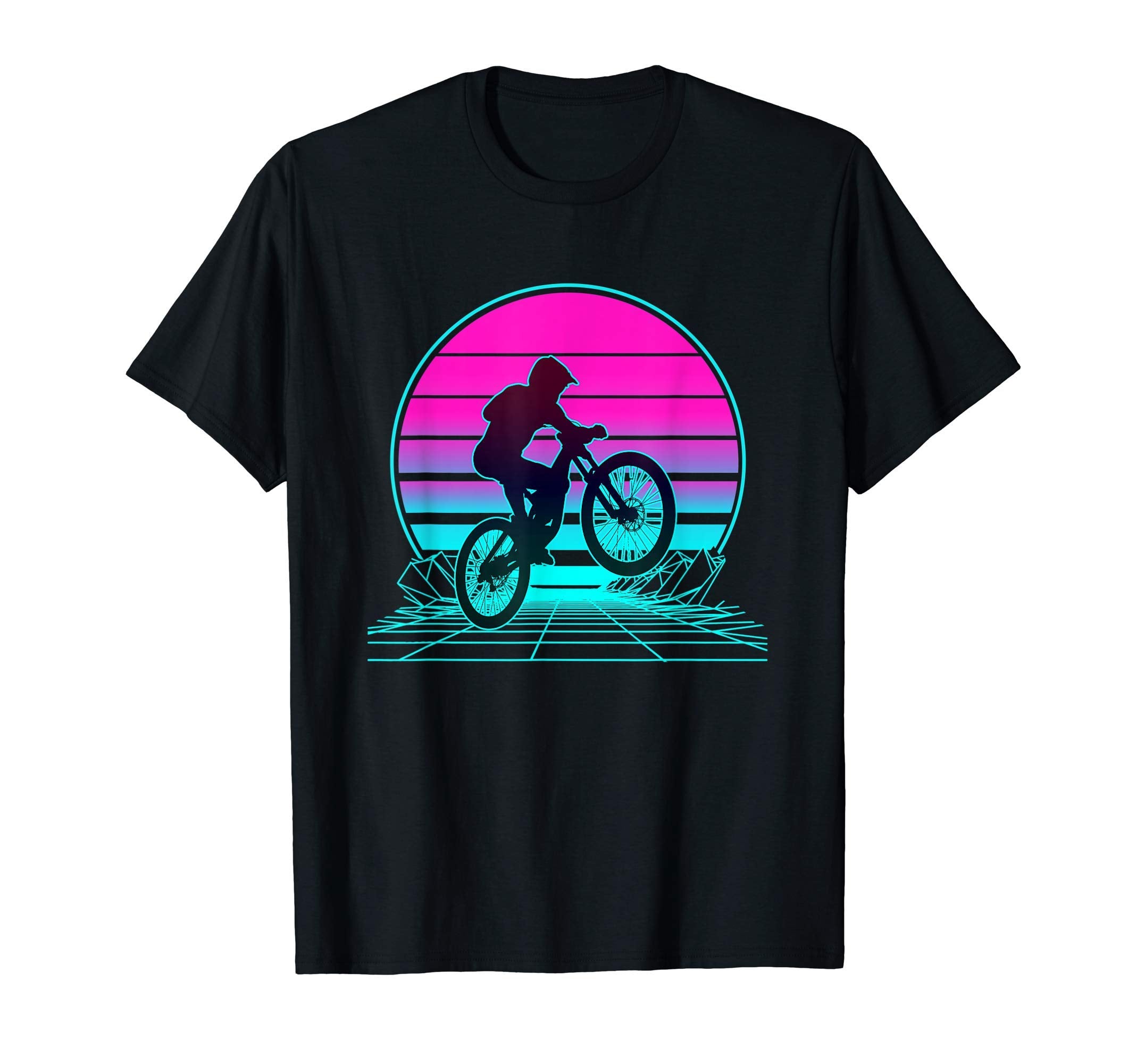 Sunset Mountain Bike T-Shirt - Unique Graphic Unisex - T-Shirt, Sweatshirt, Hoodie