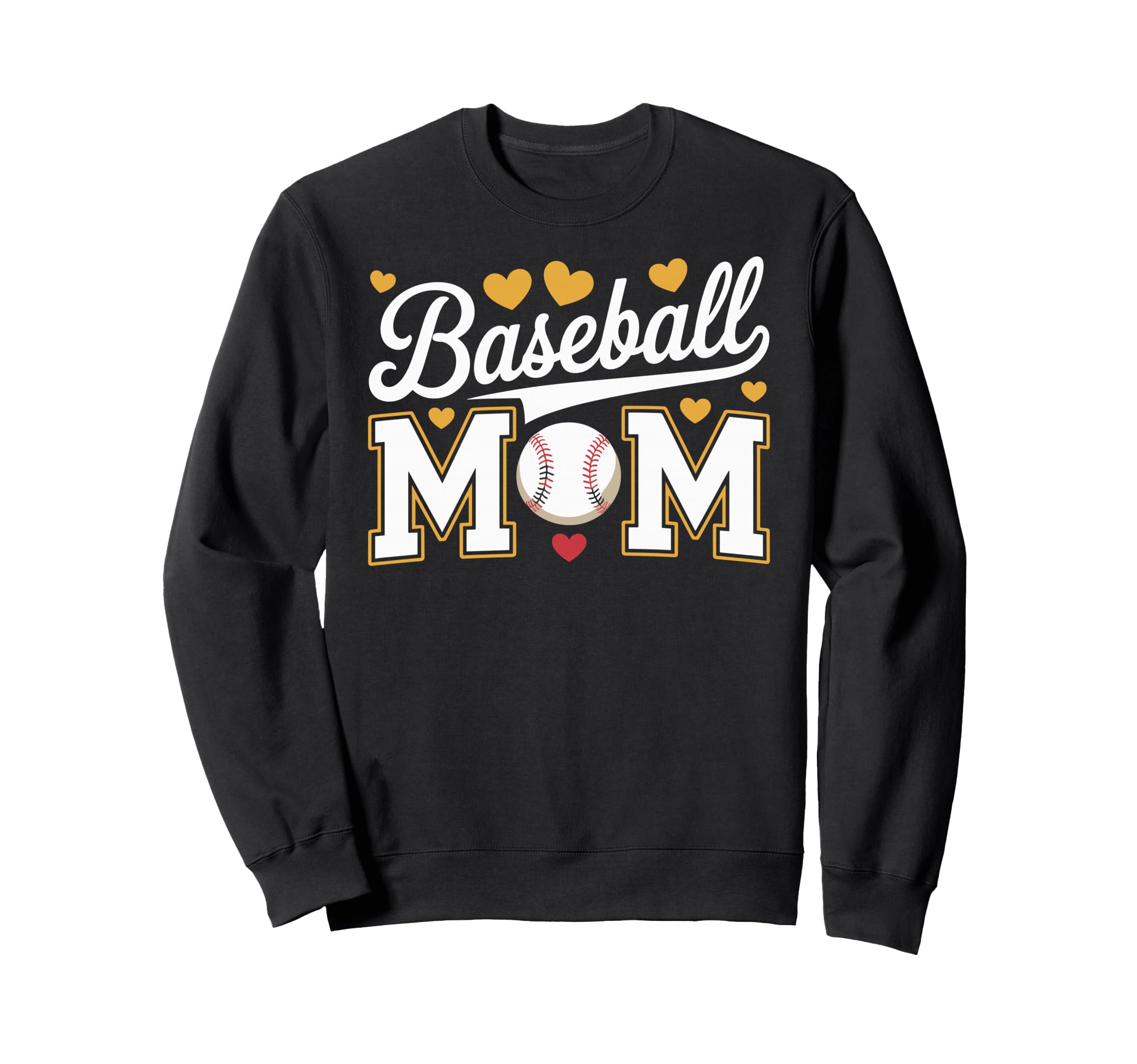Baseball Mom Mothers Day Sweatshirt - Casual Everyday Wear Unisex - T-Shirt, Sweatshirt, Hoodie