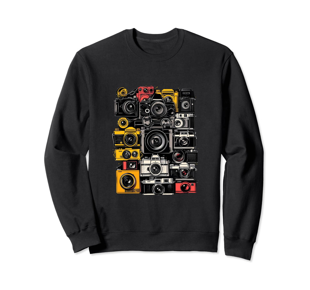Photography Camera Photographer Sweatshirt - Custom Art Print for Adults - T-Shirt, Sweatshirt, Hoodie