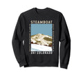 Steamboat Ski Area Colorado Distressed Sweatshirt - Trendy Graphic Unisex - T-Shirt, Sweatshirt, Hoodie