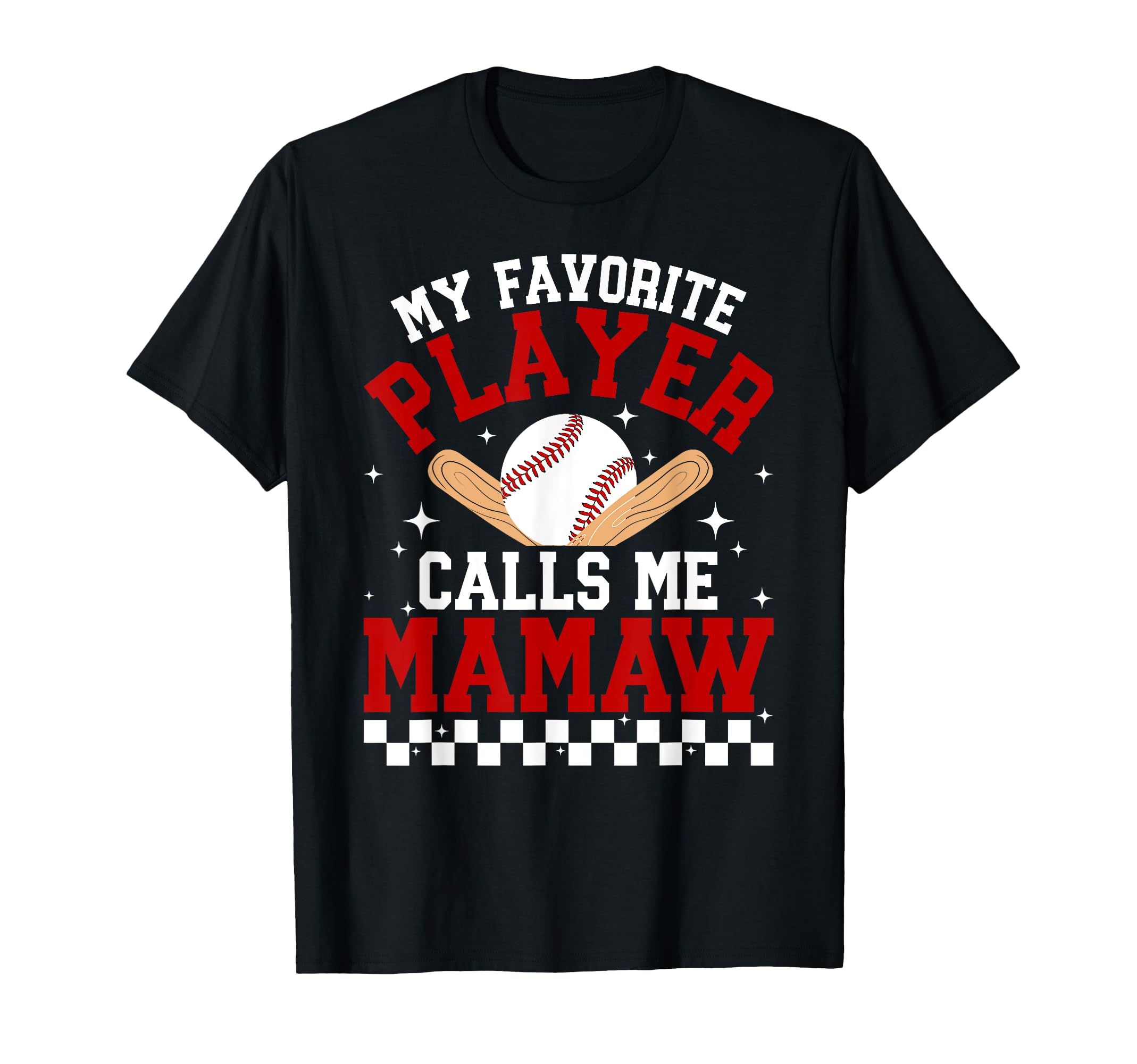 Proud Baseball Mamaw Baseball Player T-Shirt - Graphic Print Men Women - T-Shirt, Sweatshirt, Hoodie