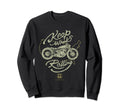 Route 66 Keep Wheels Rolling Sweatshirt - Custom Art Print Unisex - T-Shirt, Sweatshirt, Hoodie