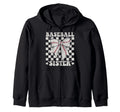 Baseball Sister Bow Laces Gift Sis Sweatshirt - Unique Graphic Unisex - T-Shirt, Sweatshirt, Hoodie