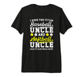 Mens Baseball Softball Uncle Proud T-Shirt - Custom Art Print Unisex - T-Shirt, Sweatshirt, Hoodie