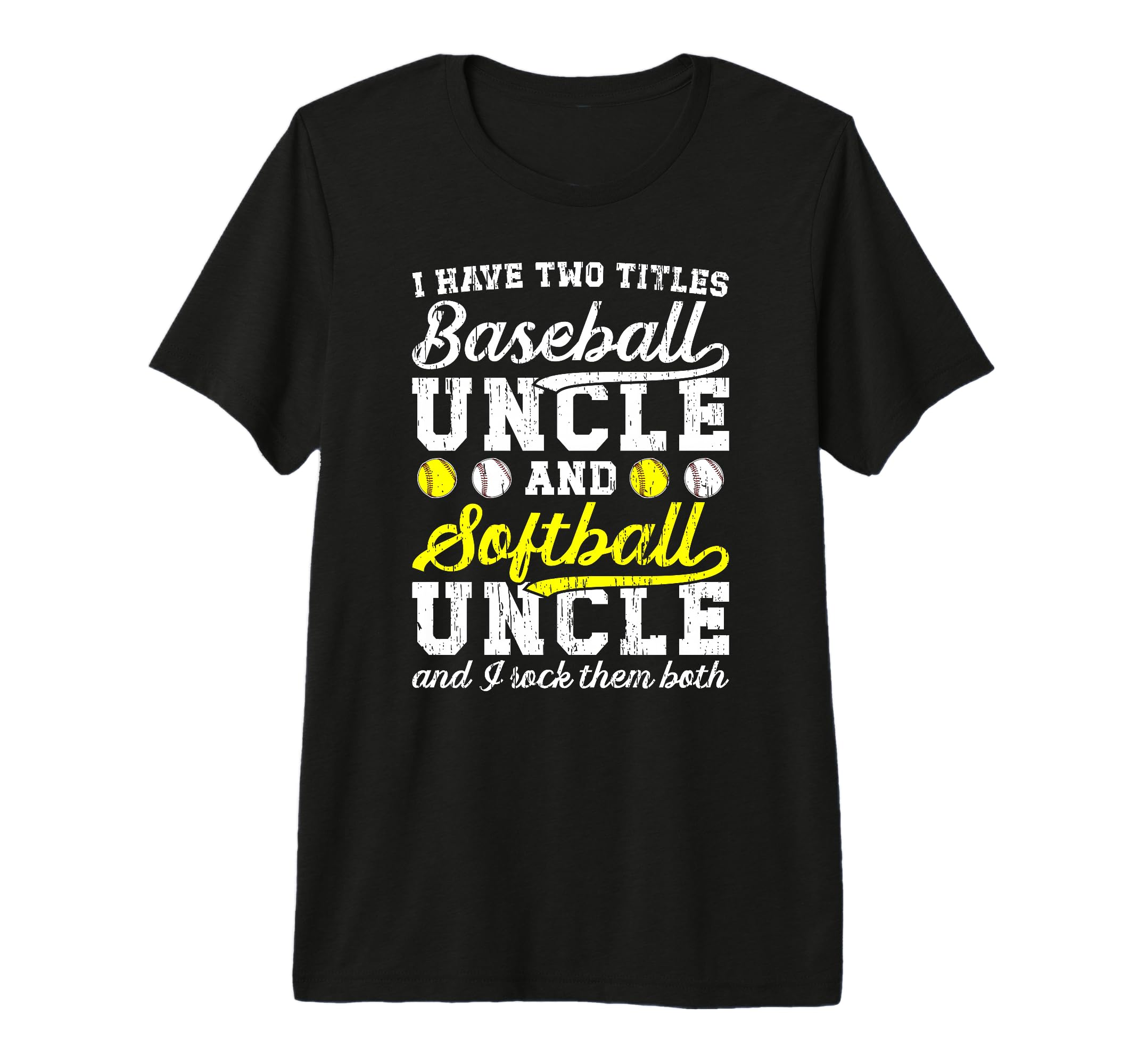 Mens Baseball Softball Uncle Proud T-Shirt - Custom Art Print Unisex - T-Shirt, Sweatshirt, Hoodie