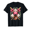 Baseball Mom Grandma Coquette Bow T-Shirt - Custom Art Print Unisex - T-Shirt, Sweatshirt, Hoodie