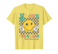 Peace Love 6Th Grade Smile Face Back T-Shirt - Novelty Apparel Men Women - T-Shirt, Sweatshirt, Hoodie