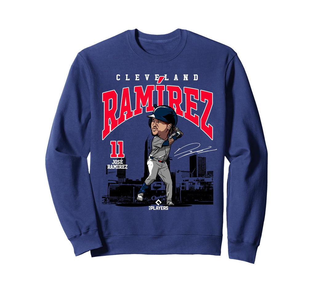 Jos Ram Rez Cleveland Baseball Mlb Sweatshirt - Unique Graphic Unisex - T-Shirt, Sweatshirt, Hoodie
