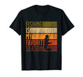 Distressed Fishing Is My Favorite Season T-Shirt - Unique Graphic Unisex - T-Shirt, Sweatshirt, Hoodie