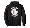 Funny Papa Son Daughter Ballers Hoodie - Custom Art Print Men Women - T-Shirt, Sweatshirt, Hoodie