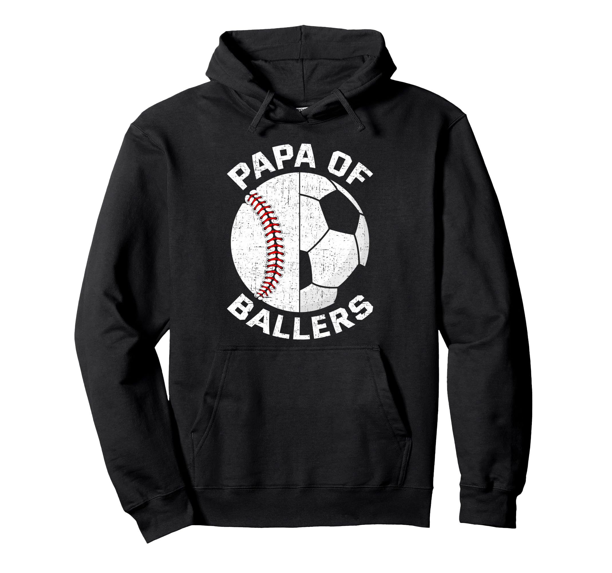 Funny Papa Son Daughter Ballers Hoodie - Custom Art Print Men Women - T-Shirt, Sweatshirt, Hoodie
