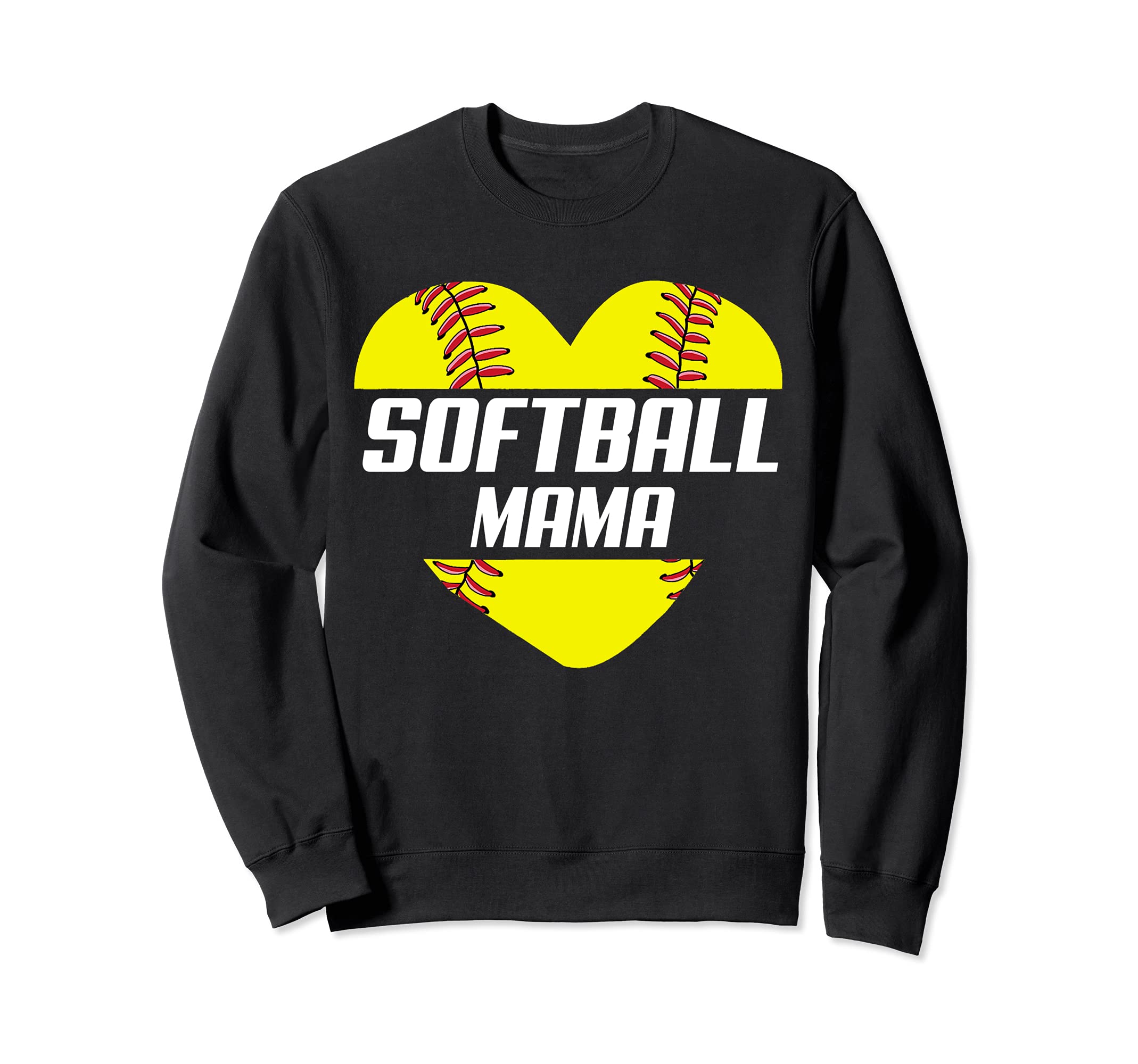 Softball Mama Player Baseball Bat Sweatshirt - Custom Art Print Men Women - T-Shirt, Sweatshirt, Hoodie