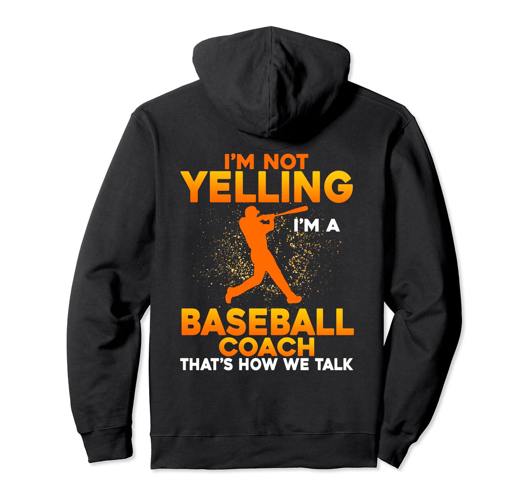 Baseball Coaching Trainer Training Hoodie - Graphic Print for Adults - T-Shirt, Sweatshirt, Hoodie