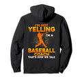Baseball Coaching Trainer Training Hoodie - Graphic Print for Adults - T-Shirt, Sweatshirt, Hoodie