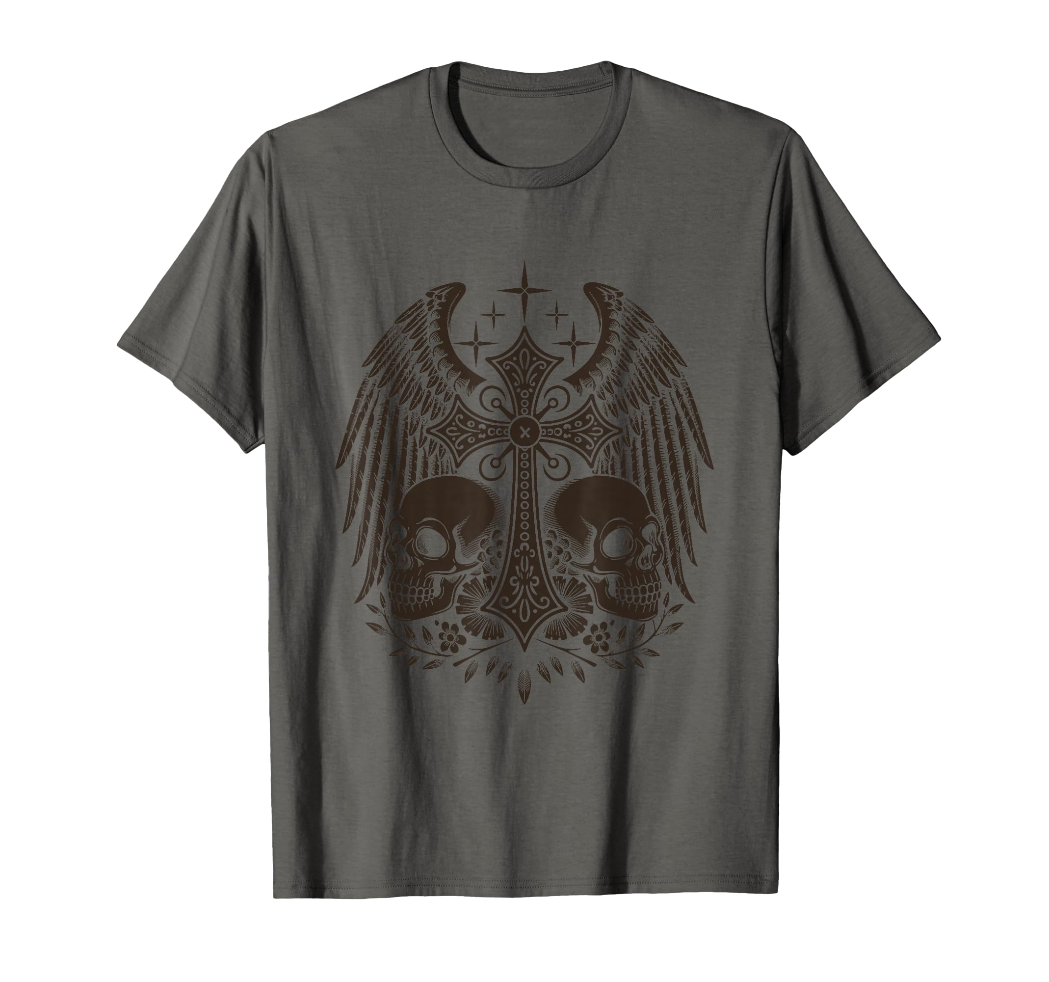 Y2K Grunge Aesthetic Alt Goth Skull T-Shirt - Unique Graphic for Adults - T-Shirt, Sweatshirt, Hoodie