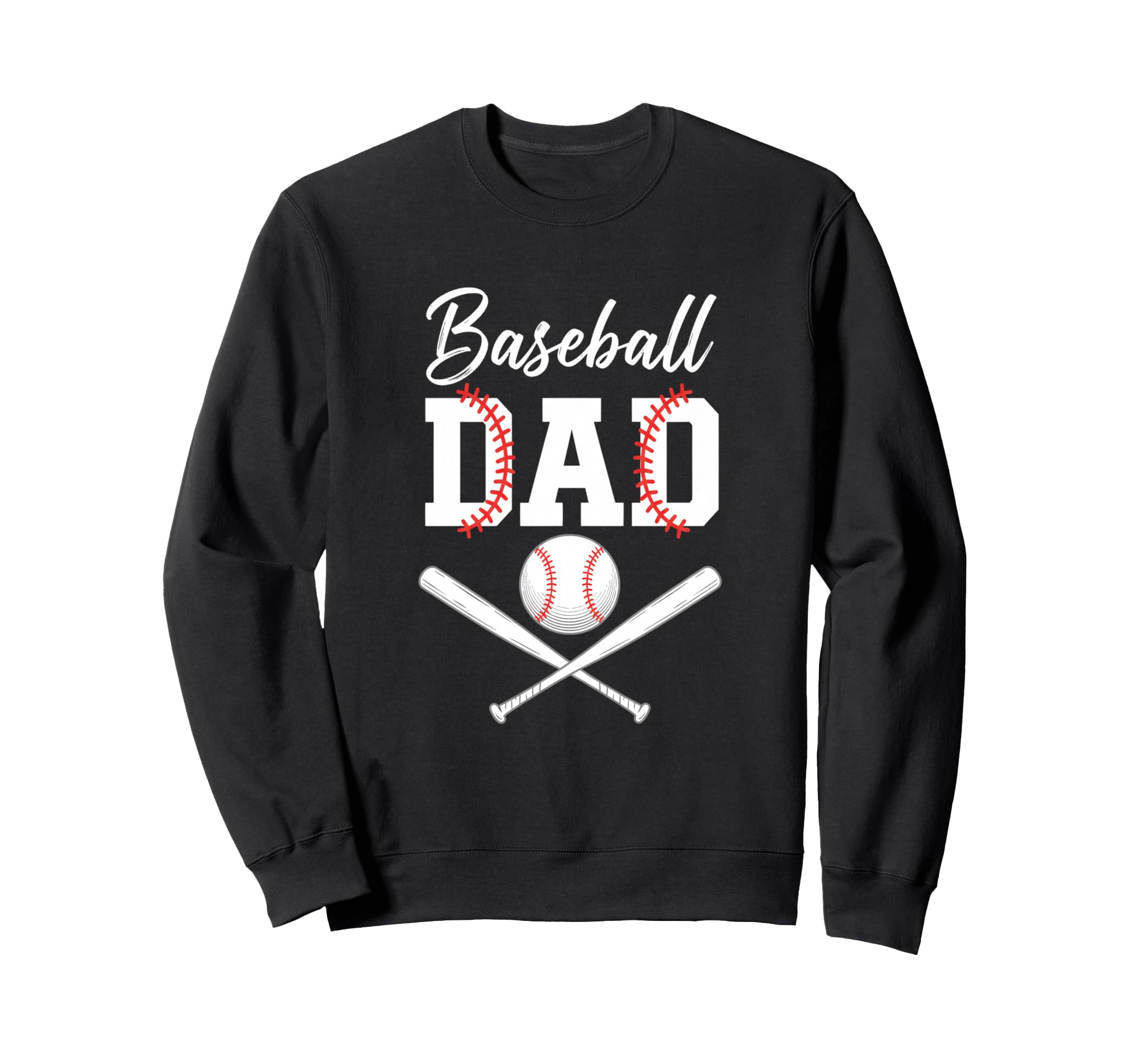 Baseball Dad Fathers Day Baseball Sweatshirt - Aesthetic Graphic Men Women - T-Shirt, Sweatshirt, Hoodie